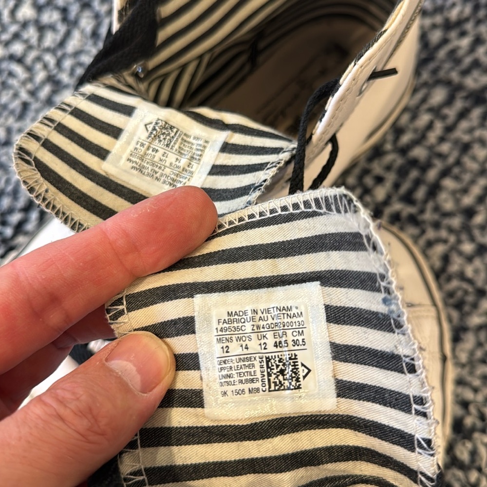Converse white leather Chuck Taylor All-Star Andy Warhol Banana special edition - Picture 8 of 13